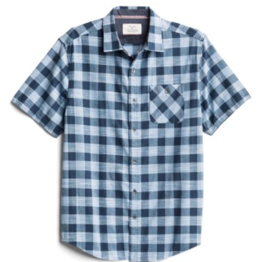 Flag & Anthem plaid button down shirt